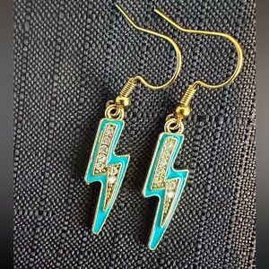 Lightening bolt earrings